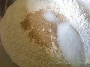 Flour, yeast, sugar & salt