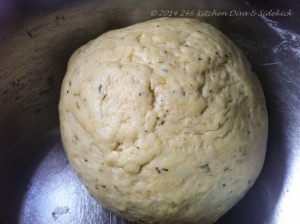 Oiled dough